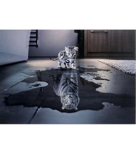 Amazon | 621465 原井加代美 白銀の虎 黄金の虎 セット ジグソーパズル